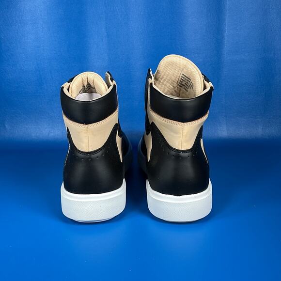 INC International Concepts Men's Keanu High Top Sneakers - Black/Tan - 10 New - Picture 4 of 8